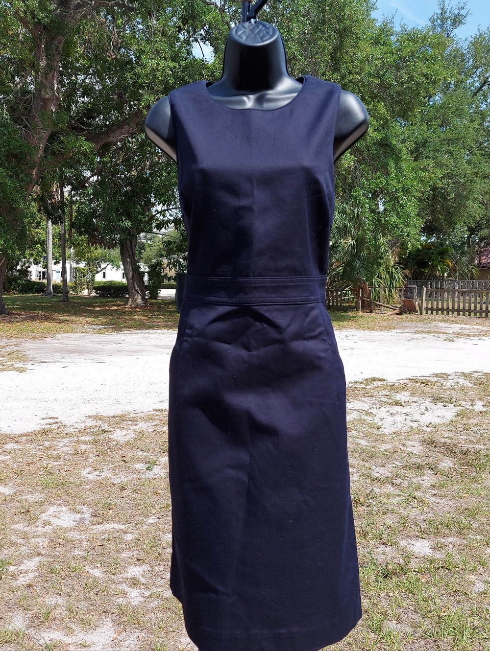 Tory Burch Dark blue sheath dress  size 12